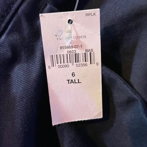 GAP Straight Up Khakis Womens Size 6 Tall Blue Pockets NEW - Picture 8 of 11